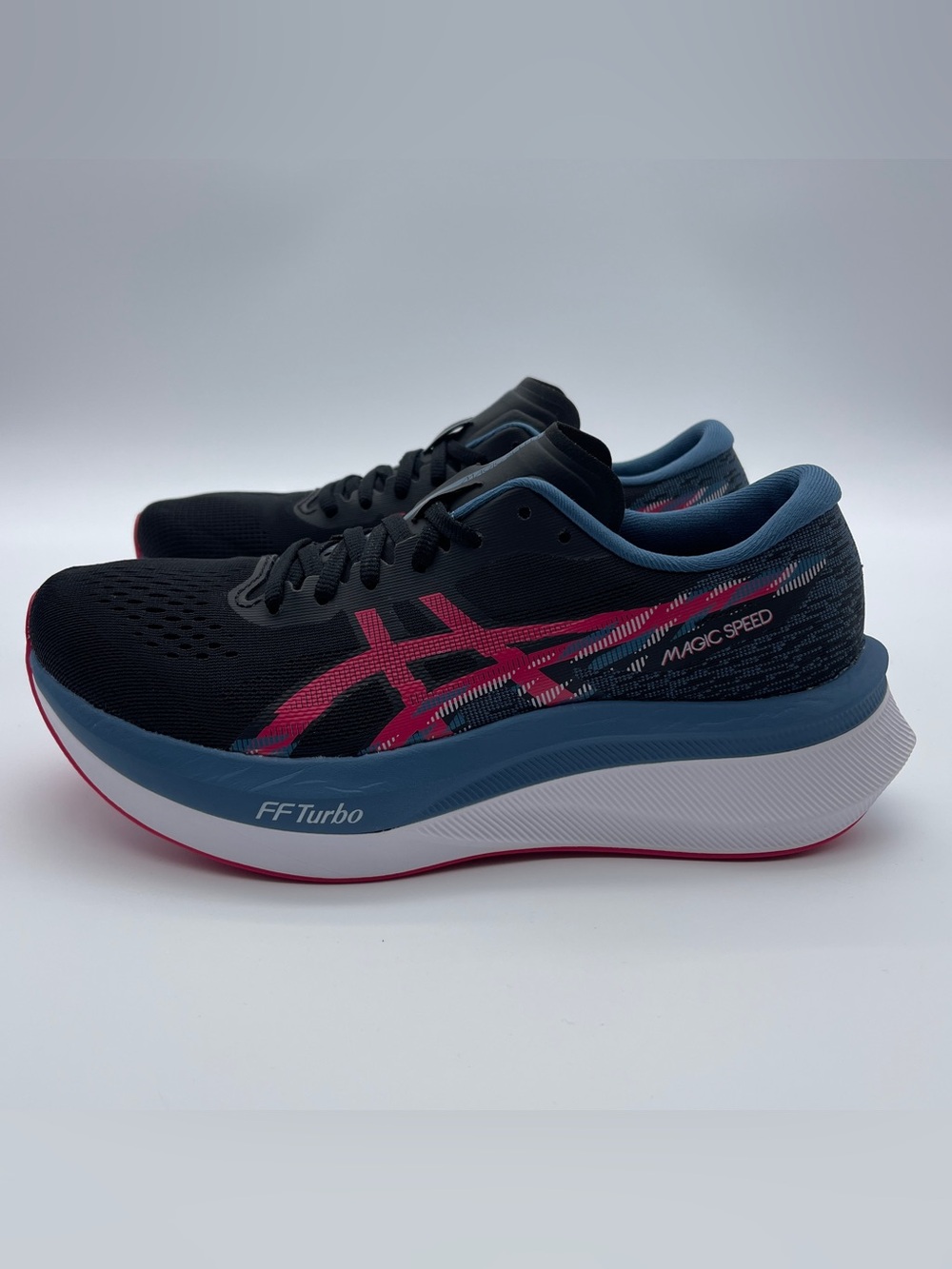 ASICS Magic Speed 4 Women’s 9 Carbon Plate Black Winter Sea 1012B676-001